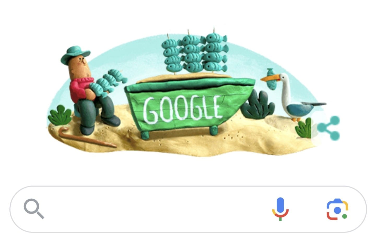 El homenaje a Google este lunes al espeto malagueño