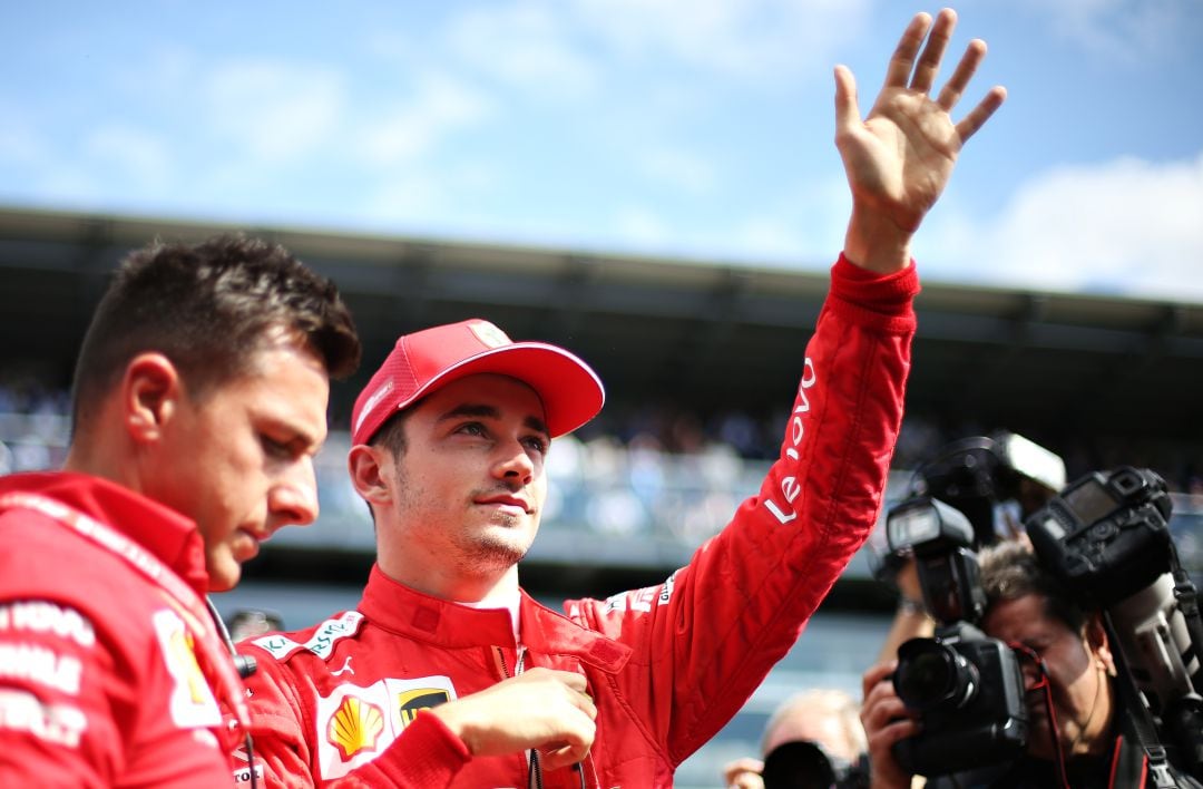 Charles Leclerc, ganador del GP de Italia