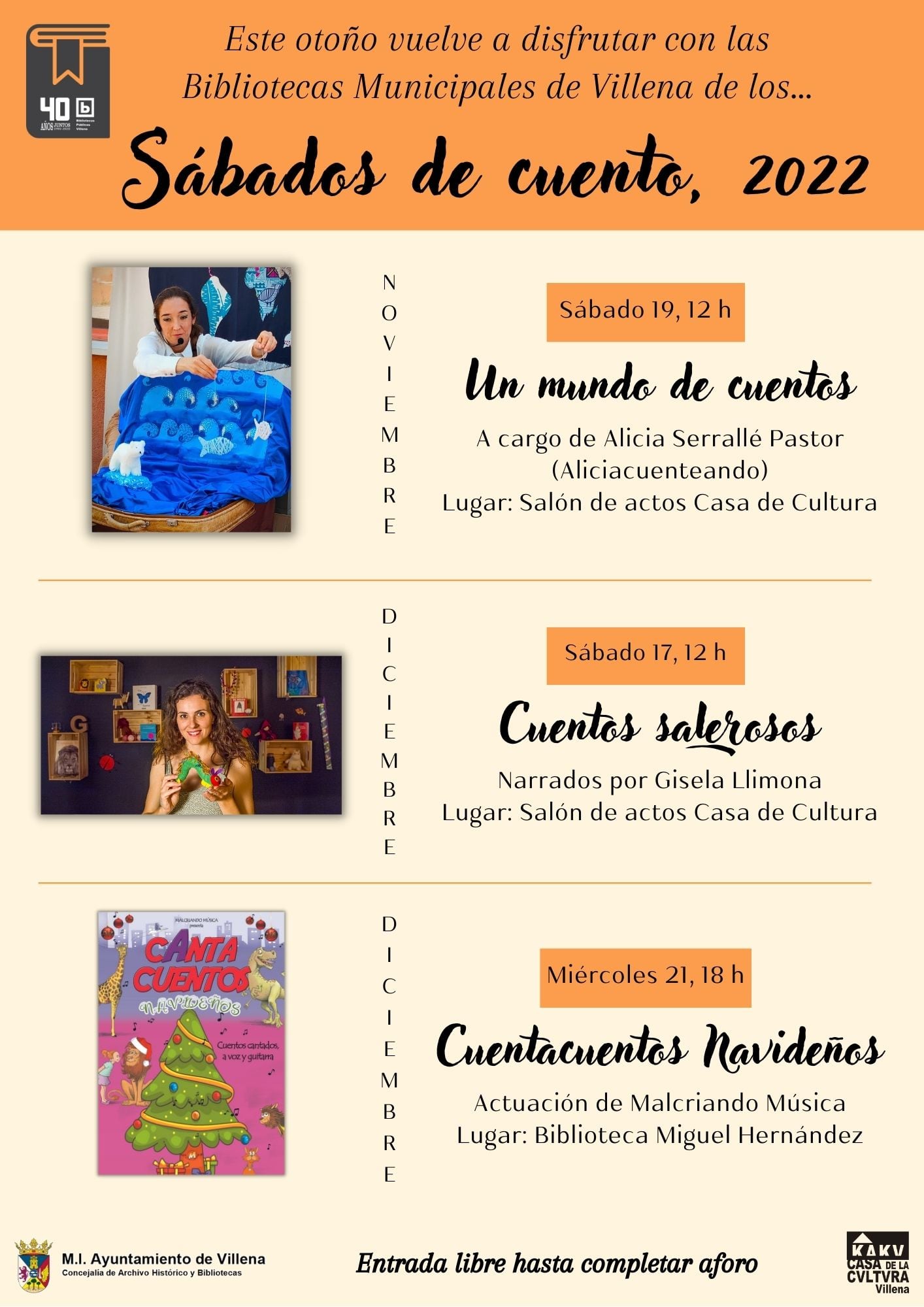 Actividades de las bibliotecas