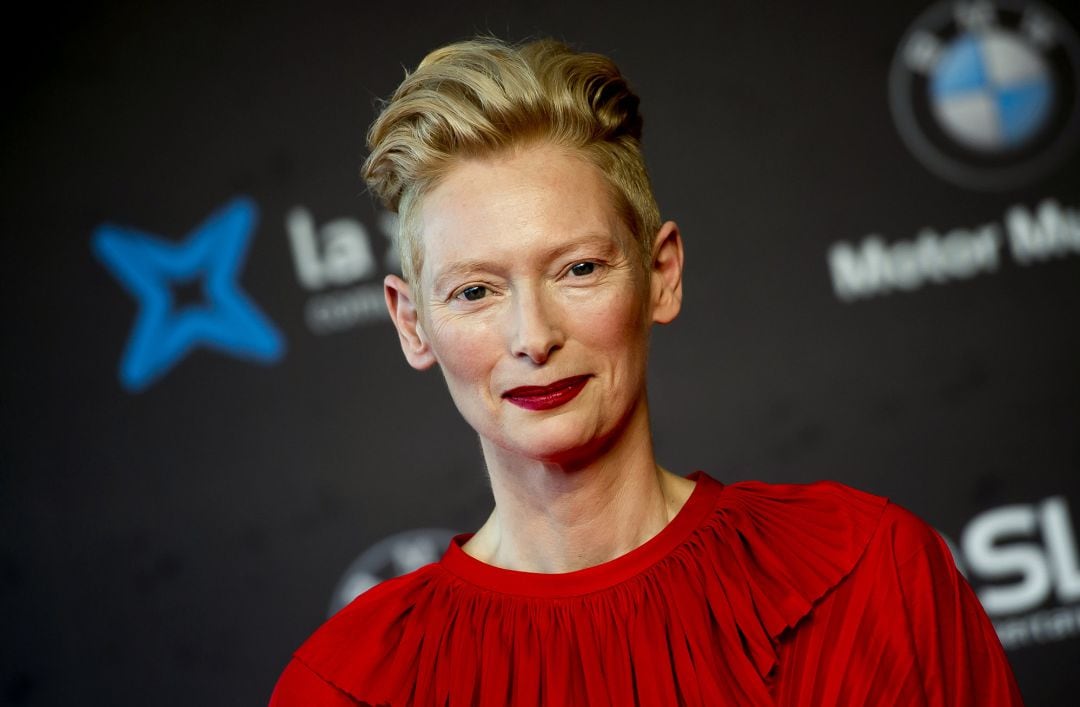 La actriz Tilda Swinton.