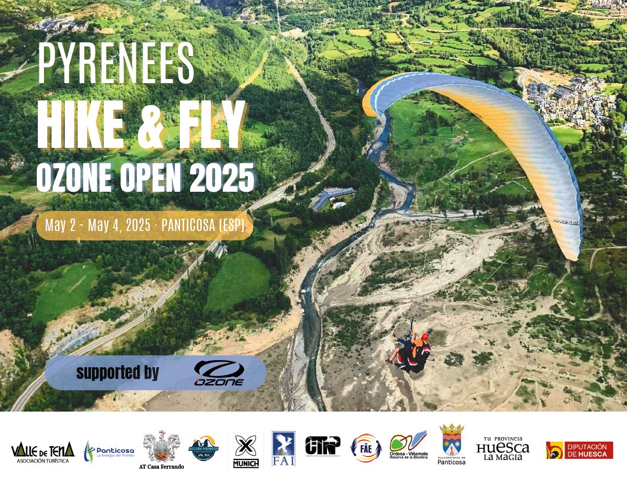 Una competición de parapente que combina el vuelo libre con el senderismo