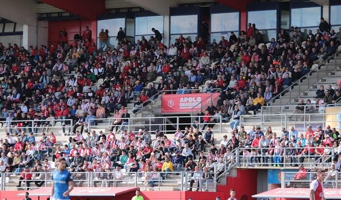 Afición algecirista en el Nuevo Mirador