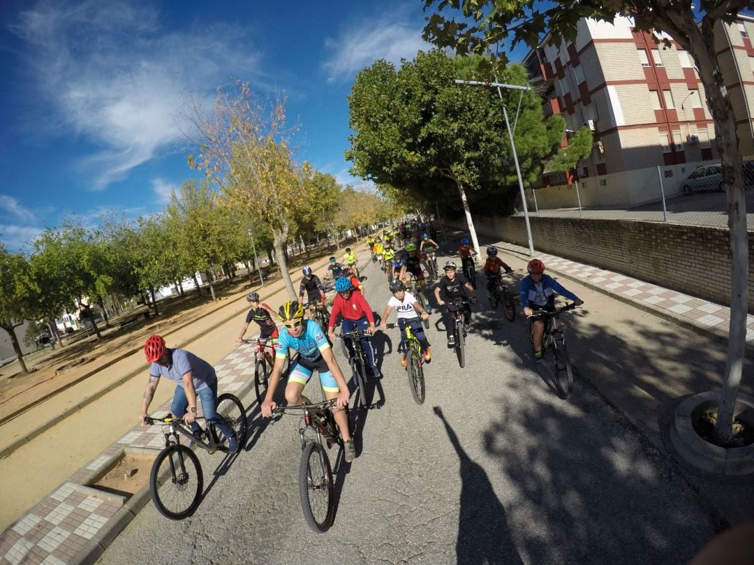 Actividad del Día de la Bicicleta en La Carolina.