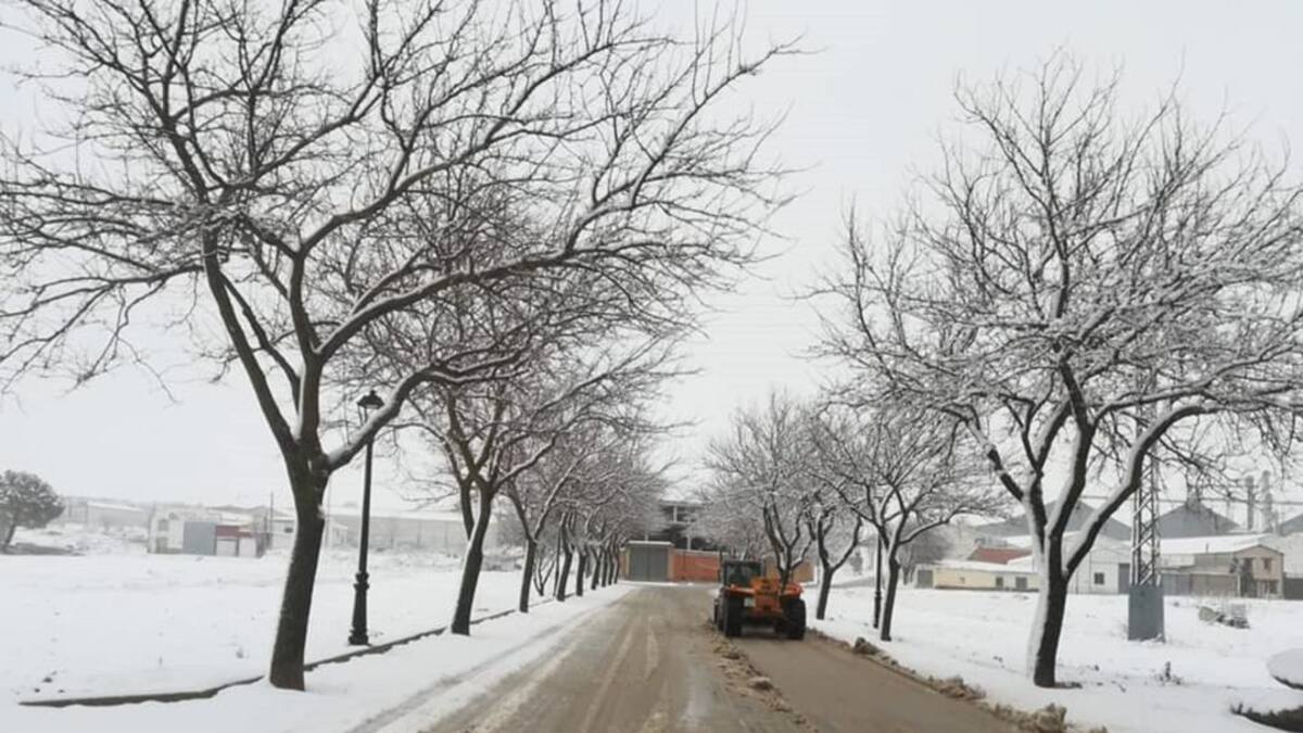 Más de 25000 kilos de sal para afrontar las heladas en Iniesta