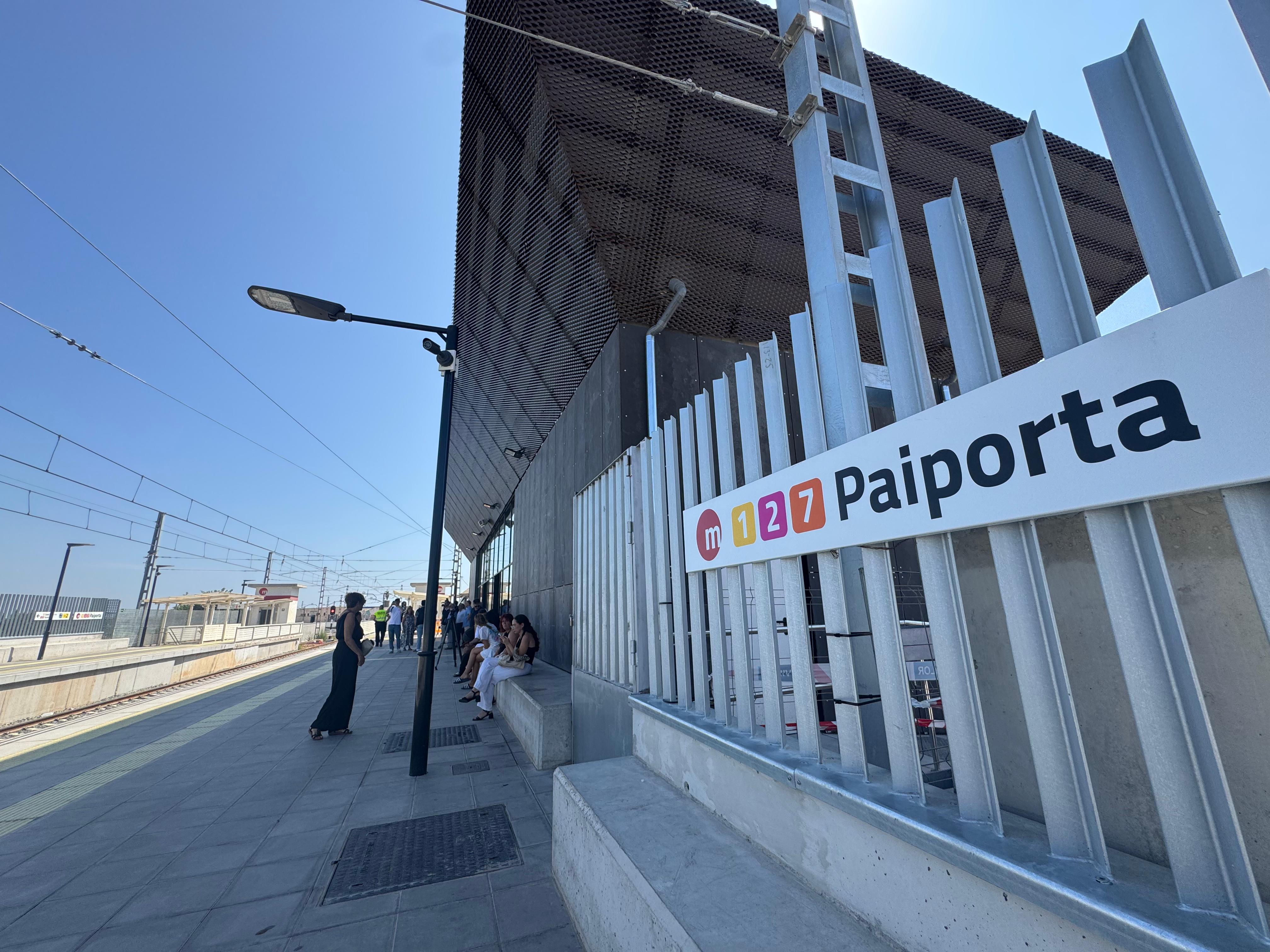 Estación de metro de Paiporta, reconstruida tras la DANA.