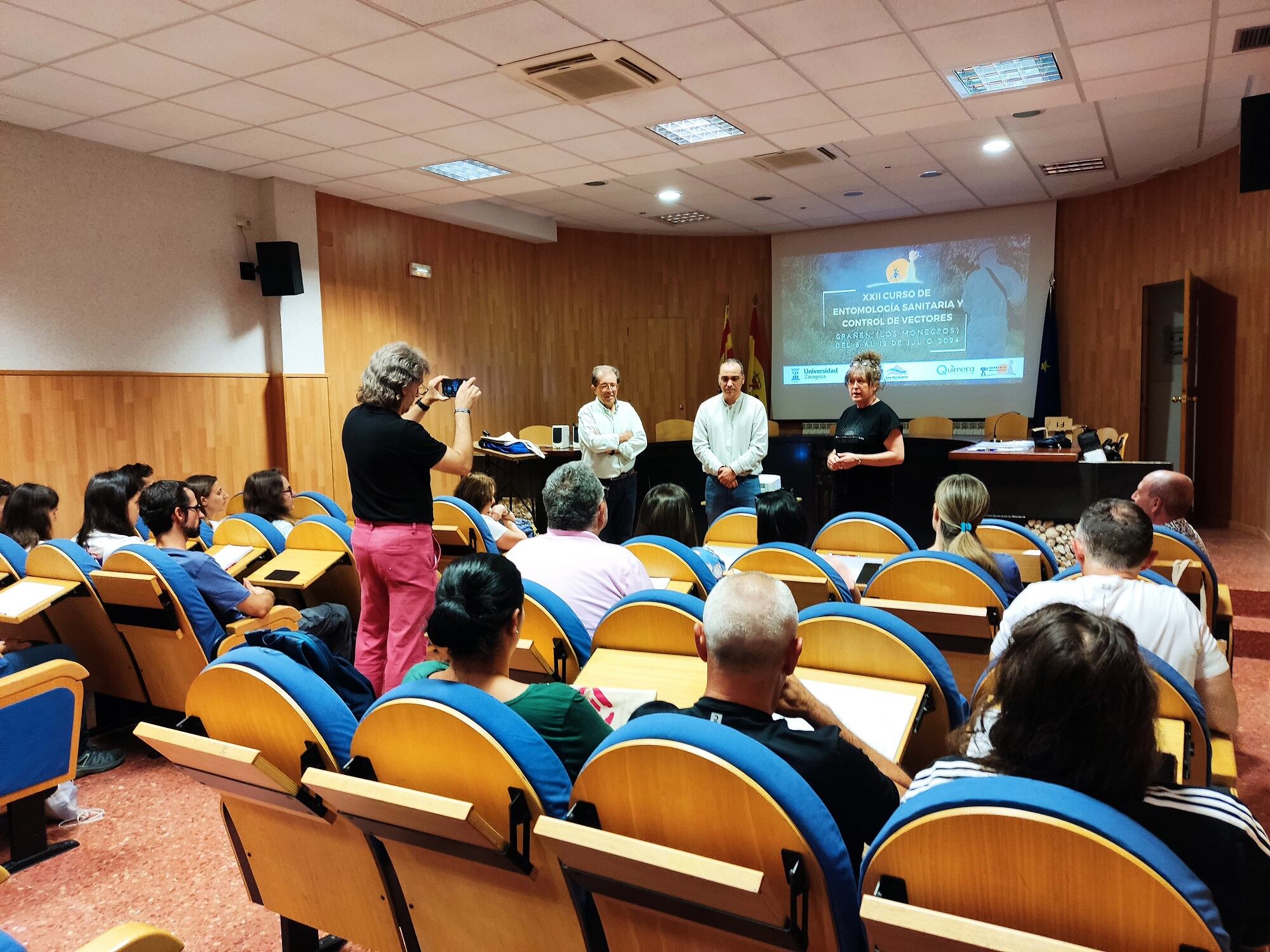 Inauguración del curso que se celebra en Grañén