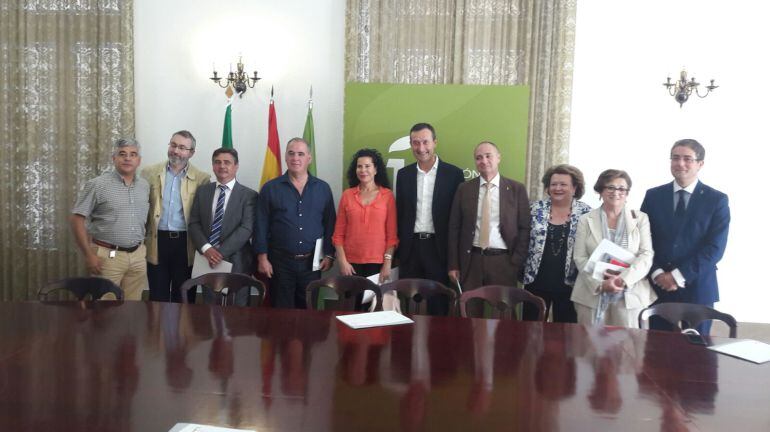 Reunión que se ha mantenido hoy en Jaén