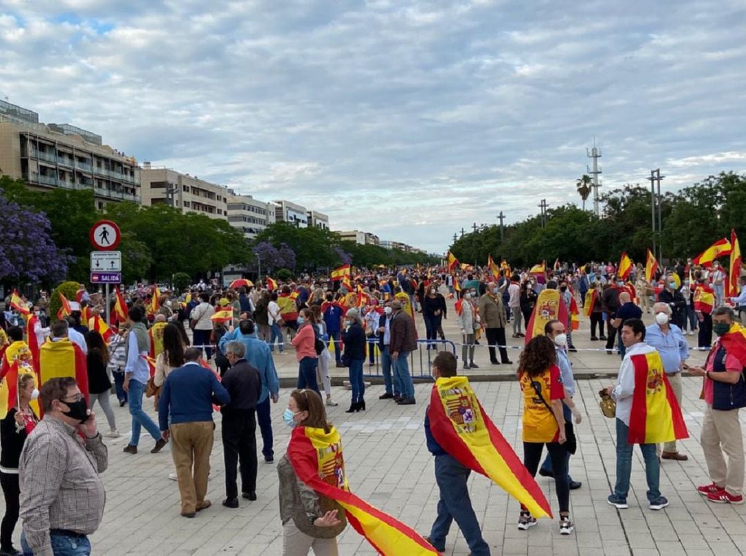 Cacerolada del pasado domingo en Córdoba.