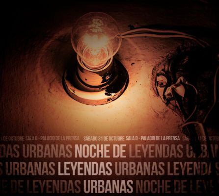 Cartel promocional de &#039;Noche de Leyendas Urbanas&#039;.