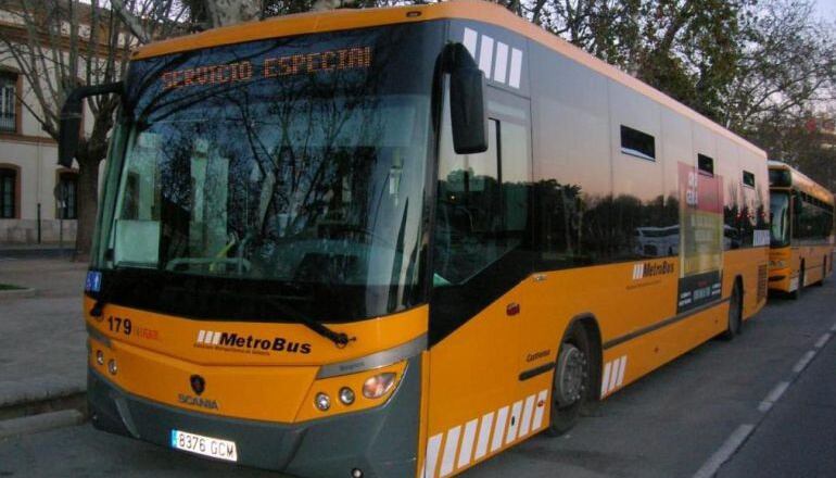 Autobús de la empresa Metrobus de Valencia