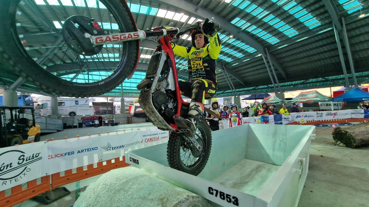 Xicu Marí en acción en una de las zonas