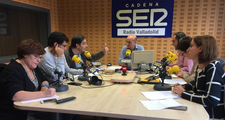Debate de la Junta de Portavoces en los estudios de la Cadena SER