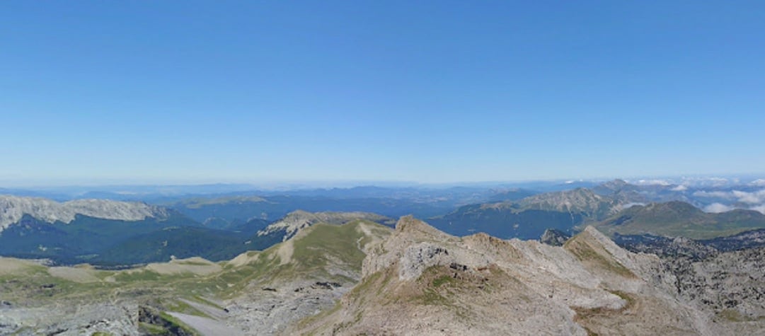 Vista aérea de la Mesa de los Tres Reyes