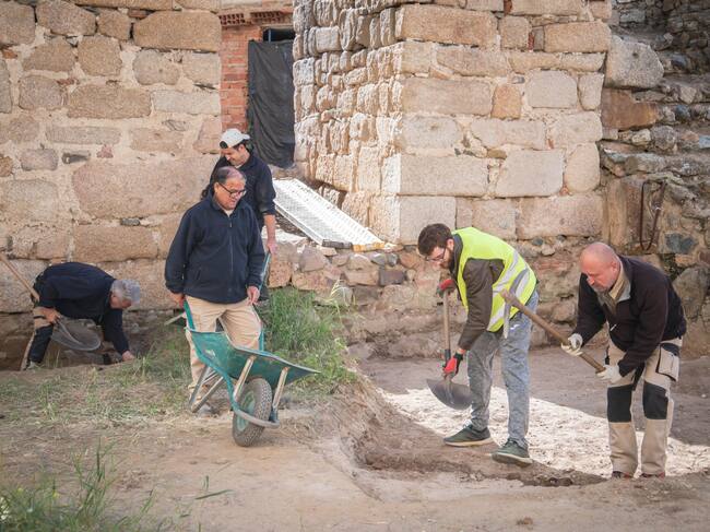 Excavaciones en la Torre Albarrana