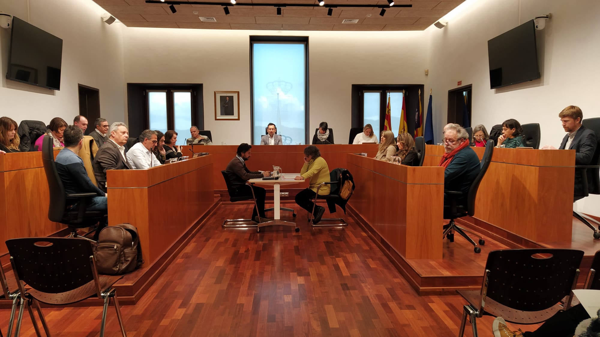 Imagen del pleno de Vila