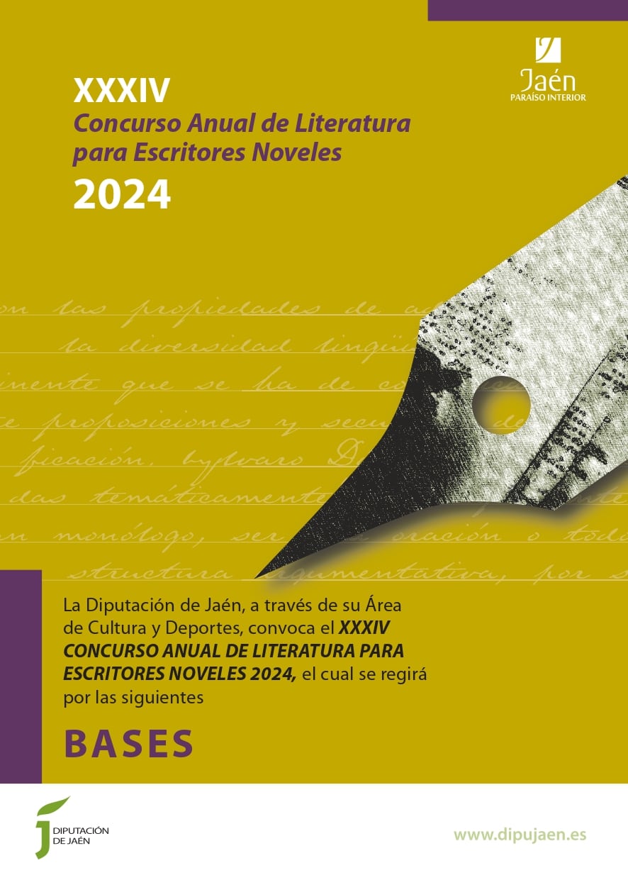 Cartel del 34º concurso para escritores noveles