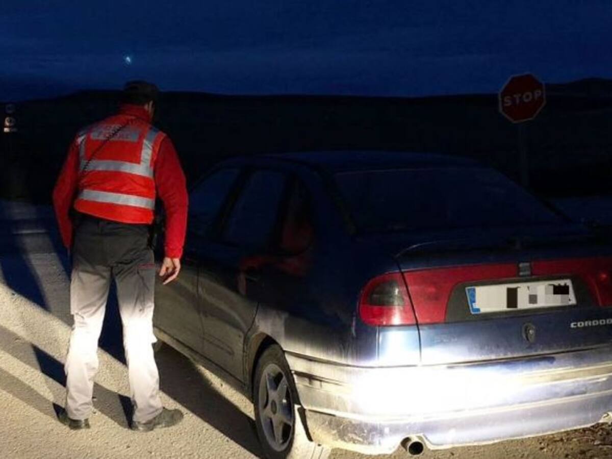 Inmovilizado en Falces un conductor por positivo en todas las drogas del test