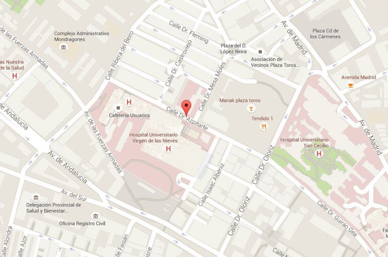 Calle Doctor Azpitarte de Granada