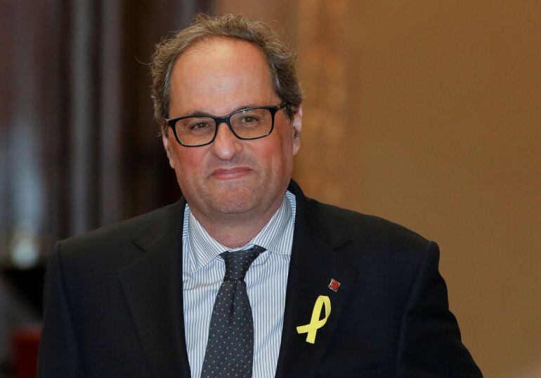 Quim Torra, el candidato de JxCat, afronta este sábado la primera sesión de investidura