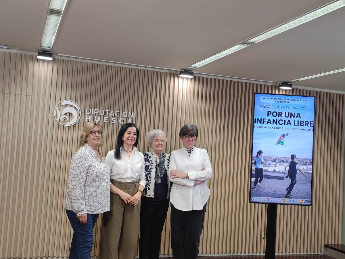 40 niños y niñas saharauis vendrán a la provincia de Huesca con el programa 'Vacaciones en Paz'