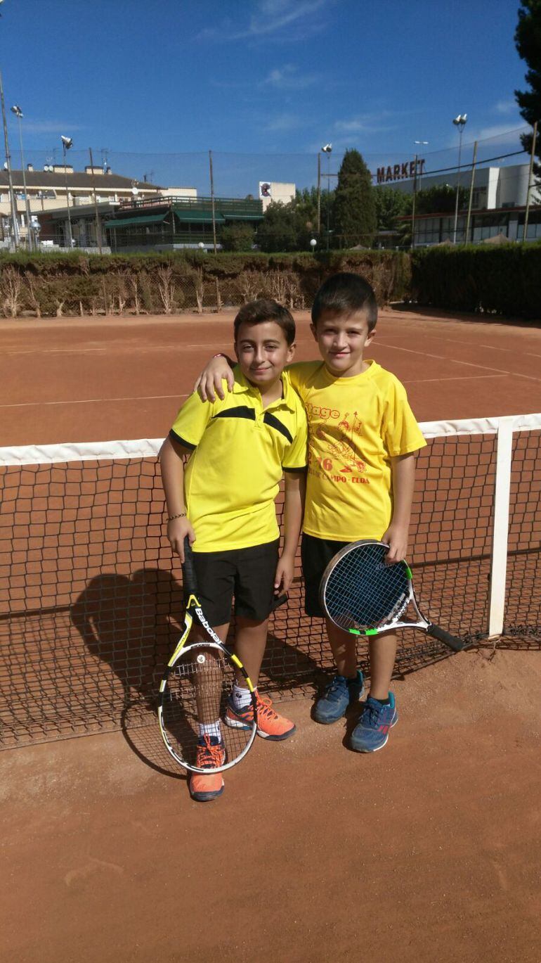 Juan Jover y Julio Tortosa, participantes en el torneo &quot;Isidro Aguado&quot; 