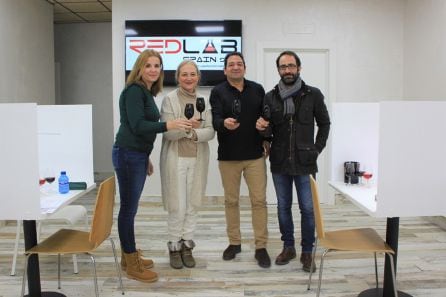 Alicia Vítores, Almudena Sancho, Ángel Luis Margüello y Guillermo Pérez componen el equipo de cata