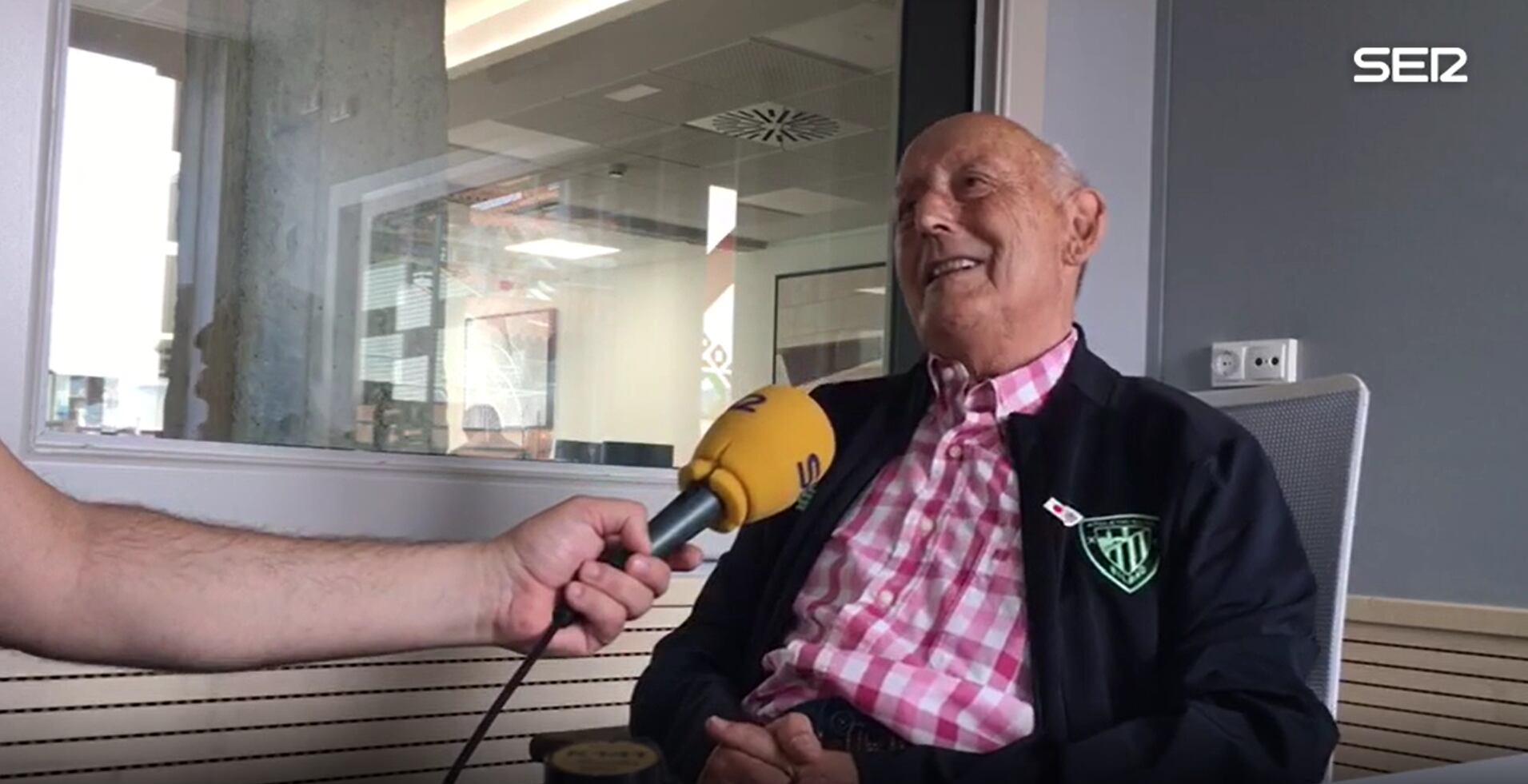 Juan Antonio Virumbrales, durante una entrevista en Radio Bilbao en 2022