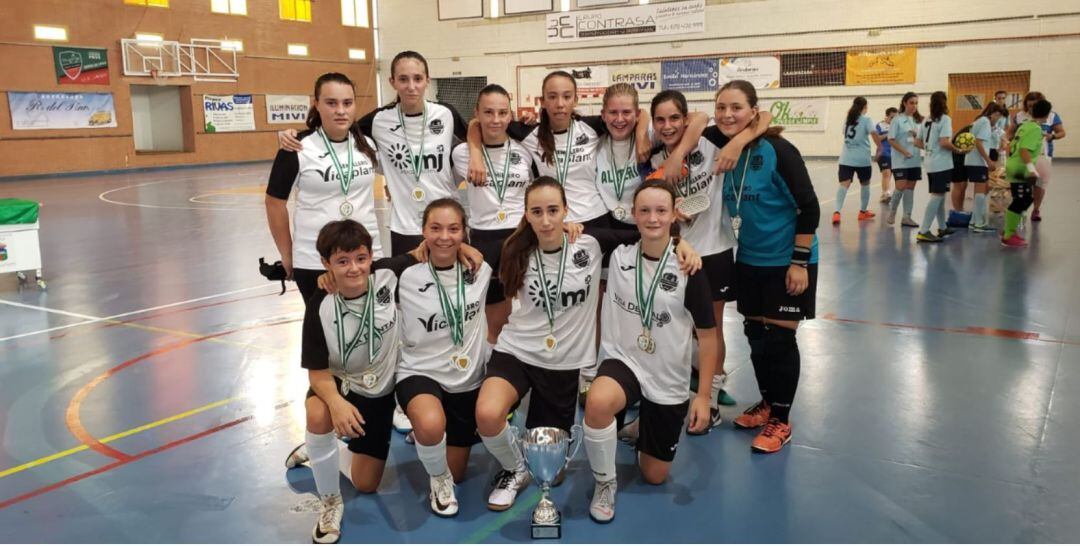 Las campeonas de la Supercopa de Almería.