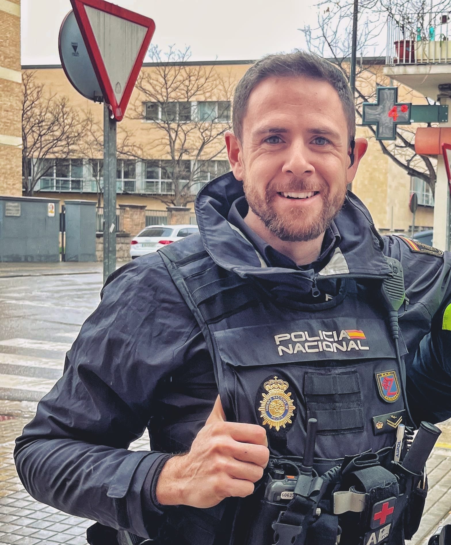 Sergio Almingol, el agente que salvó a un joven de morir ahogado