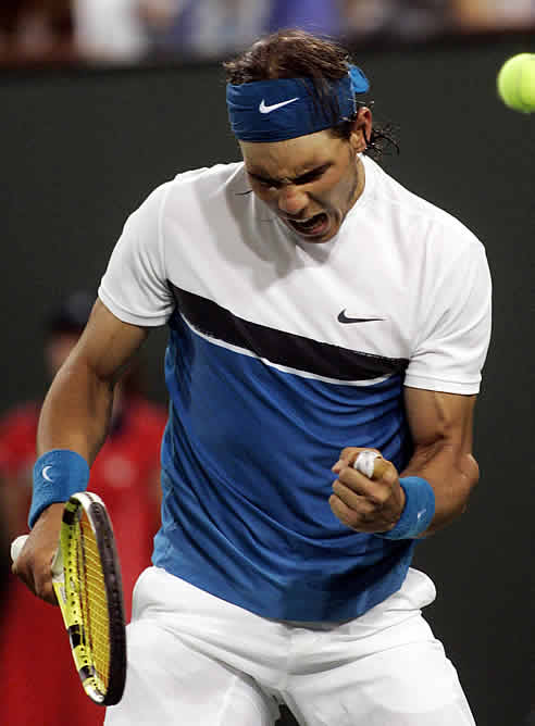 Rafa Nadal celebra la victoria