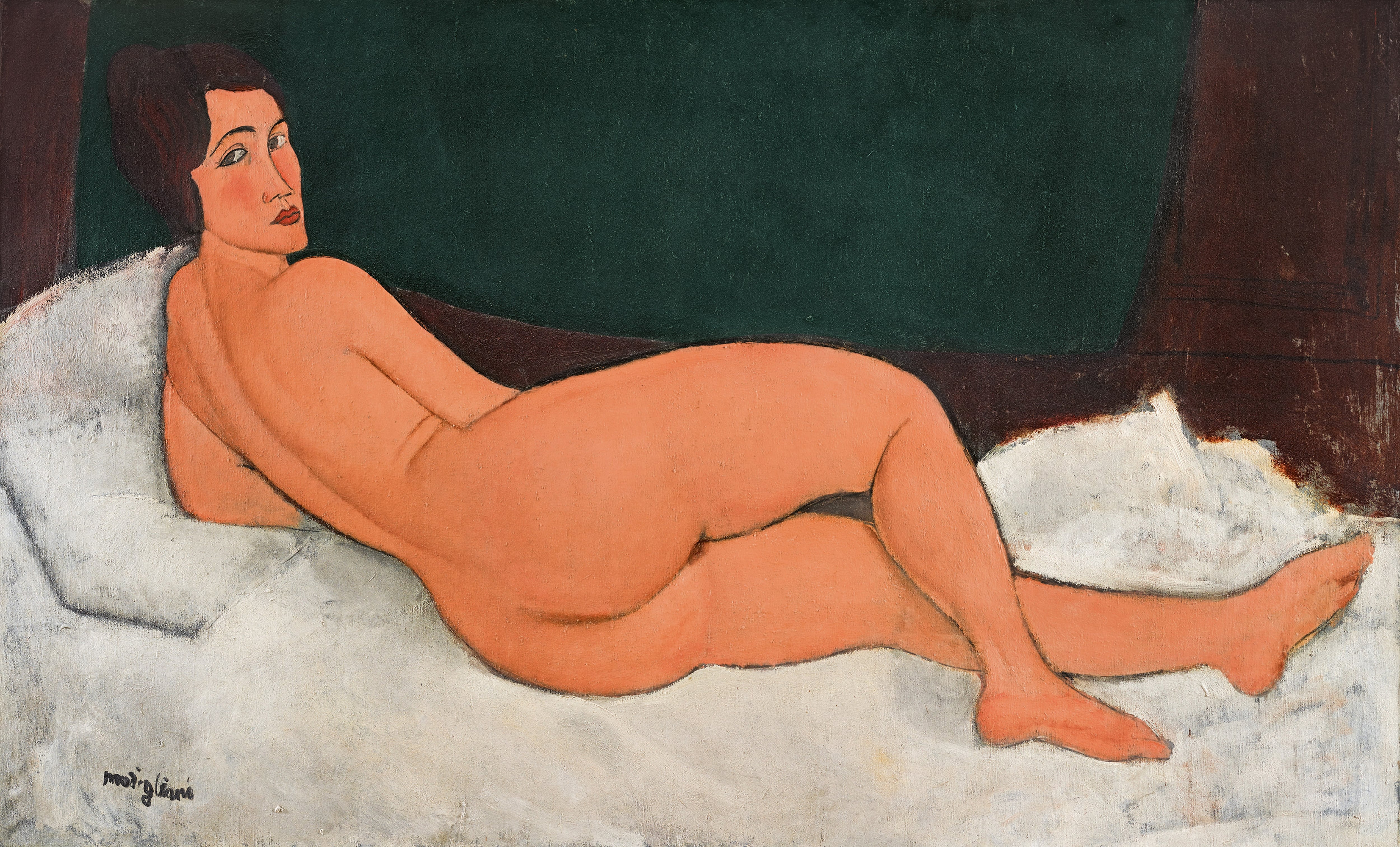 Nude lying (Nu couché), 1917. Private Collection. (Photo by Fine Art Images/Heritage Images/Getty Images)