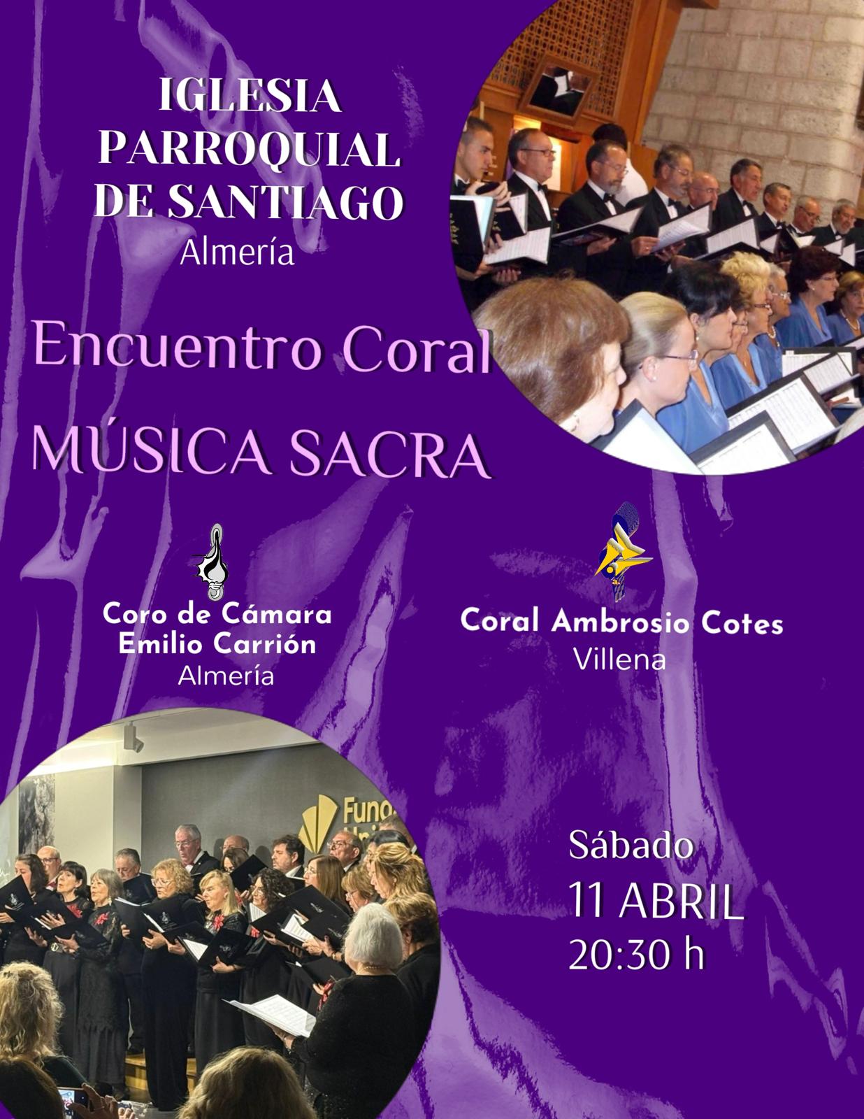 Cartel del concierto en Almería