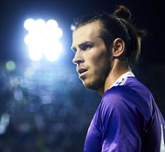 Bale, durante un partido con el Real Madrid
