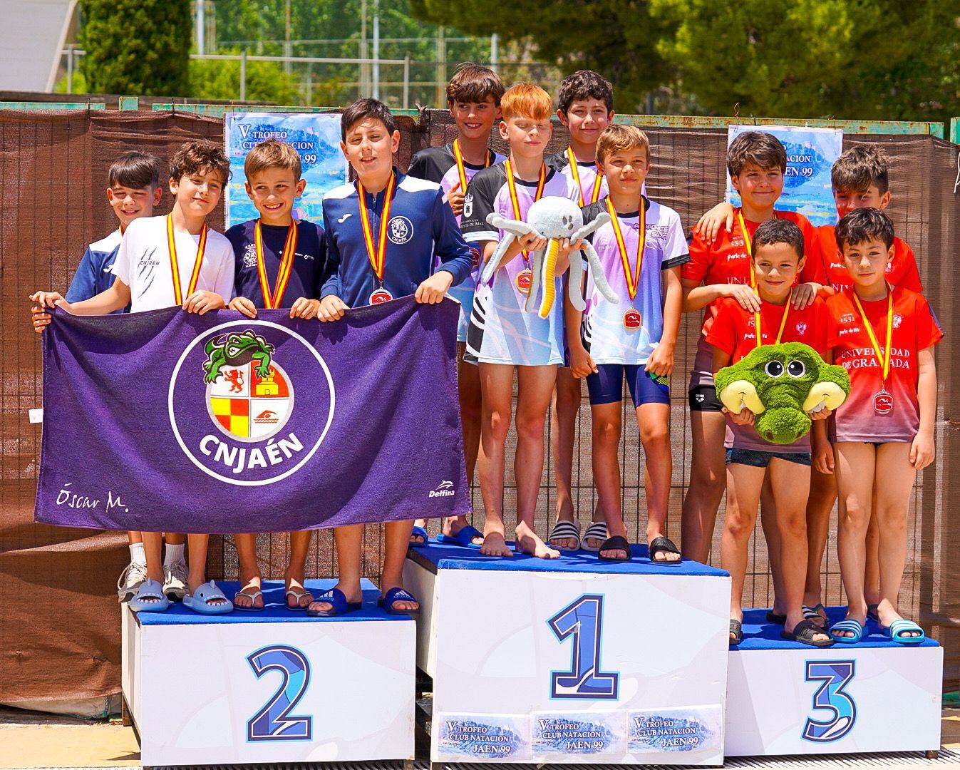 Aguadulce Swim, primer clasificado en el Torneo Jaén 99.