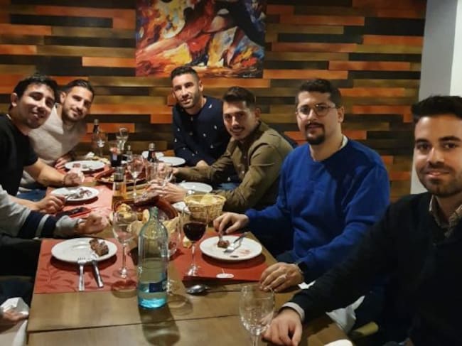 Al fondo, los protagonistas del especial derbi Real Murcia-FC Cartagena de SER Deportivos Región de Murcia