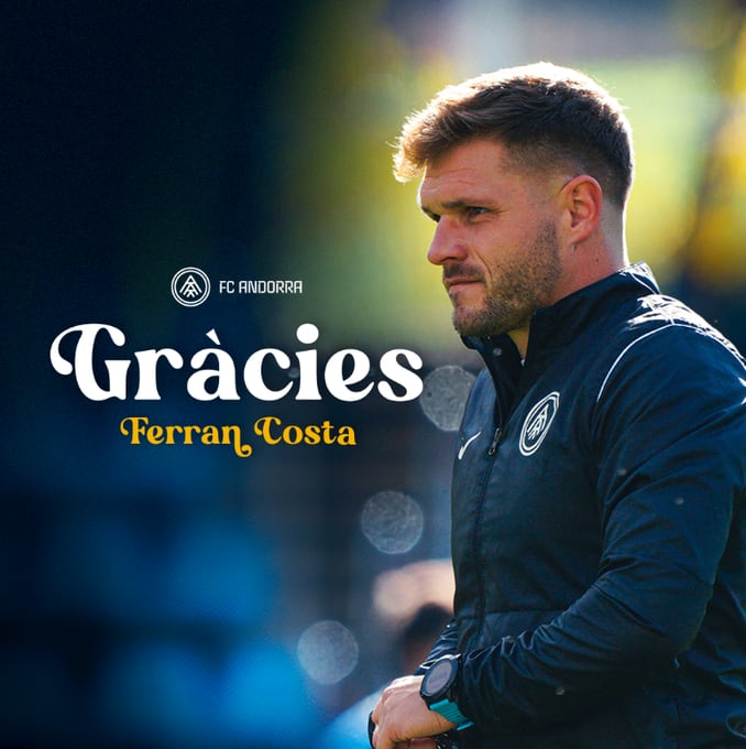 Ferran Costa deixa de ser l&#039;entrenador de l&#039;FC Andorra