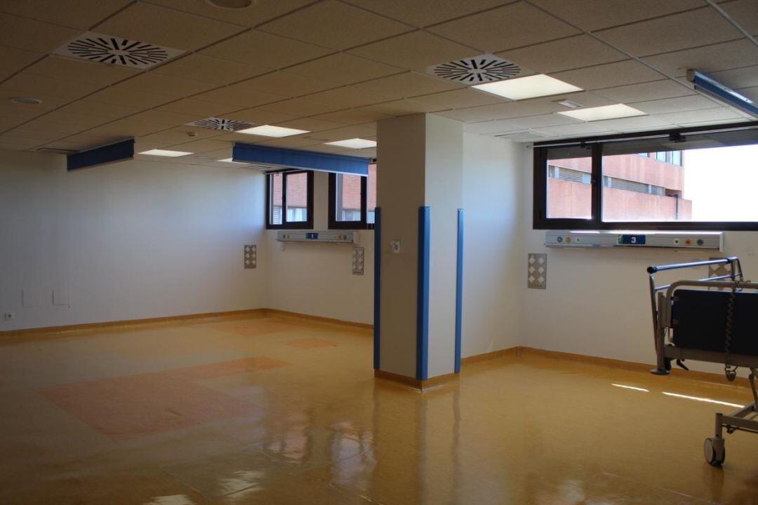 Área de Cirugía Mayor adapada para UCI