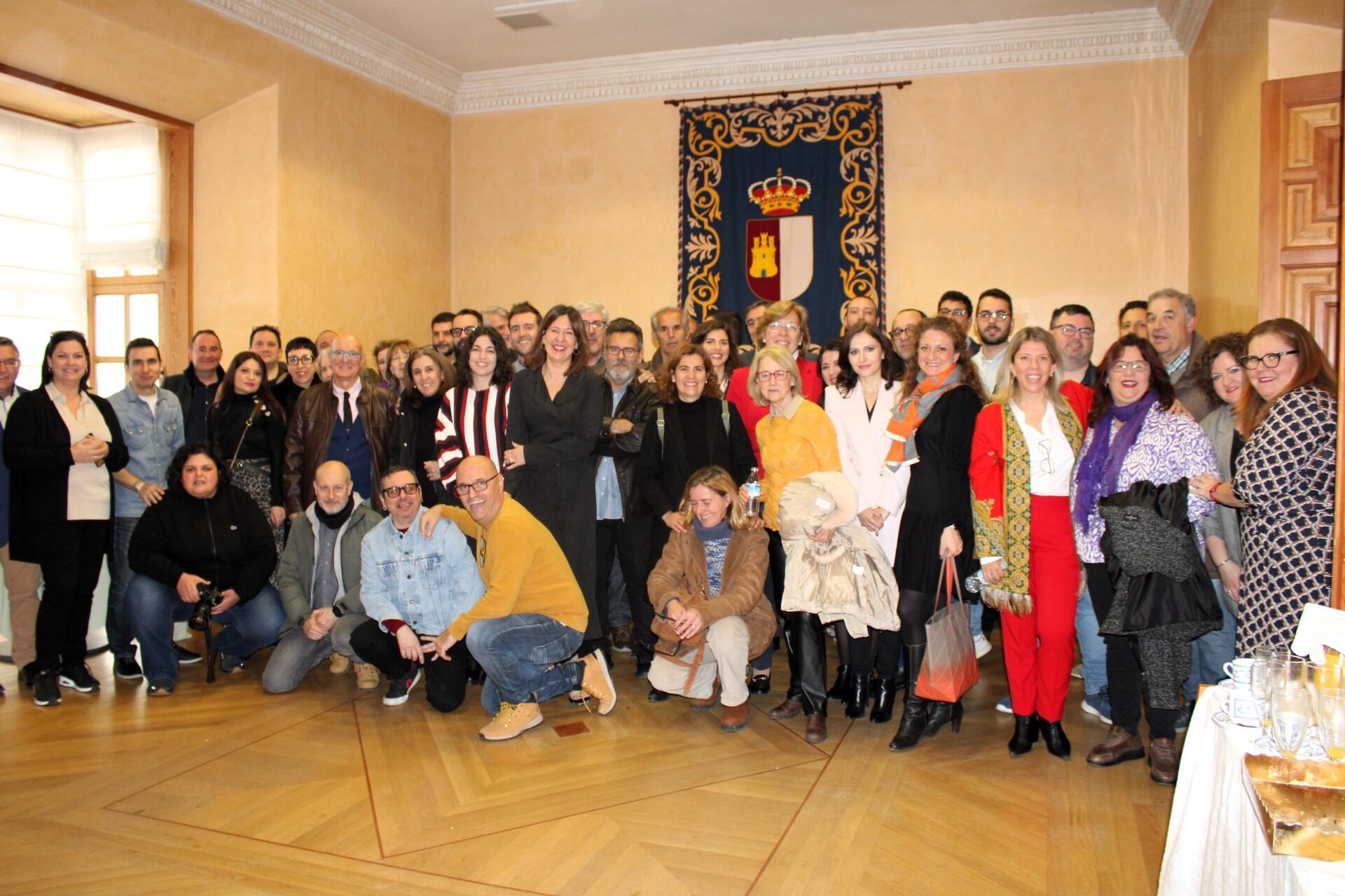 Encuentro navideño de Blanca Fernández, delegada de la Junta con los medios de comunicación  de la provincia