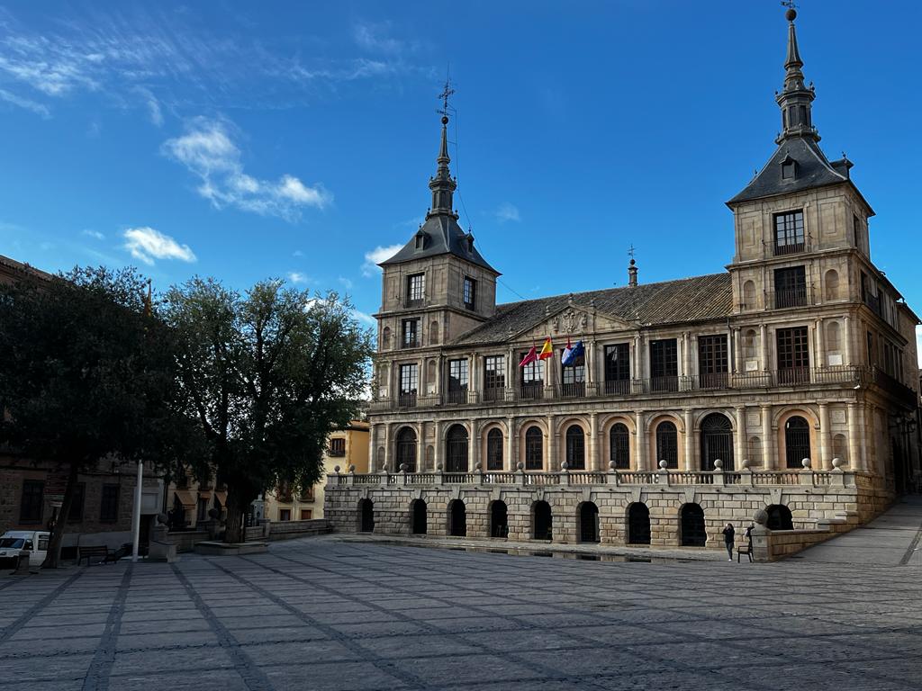 Imagen de archivo de la fachada del Ayuntamiento de Toledo