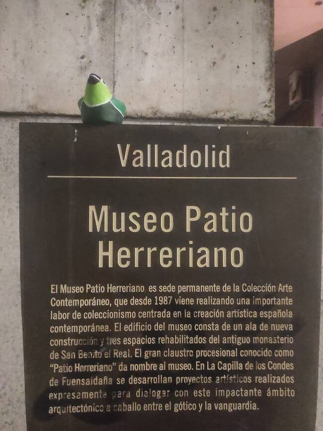 Un #VallaPájaro en el Museo Patio Herreriano