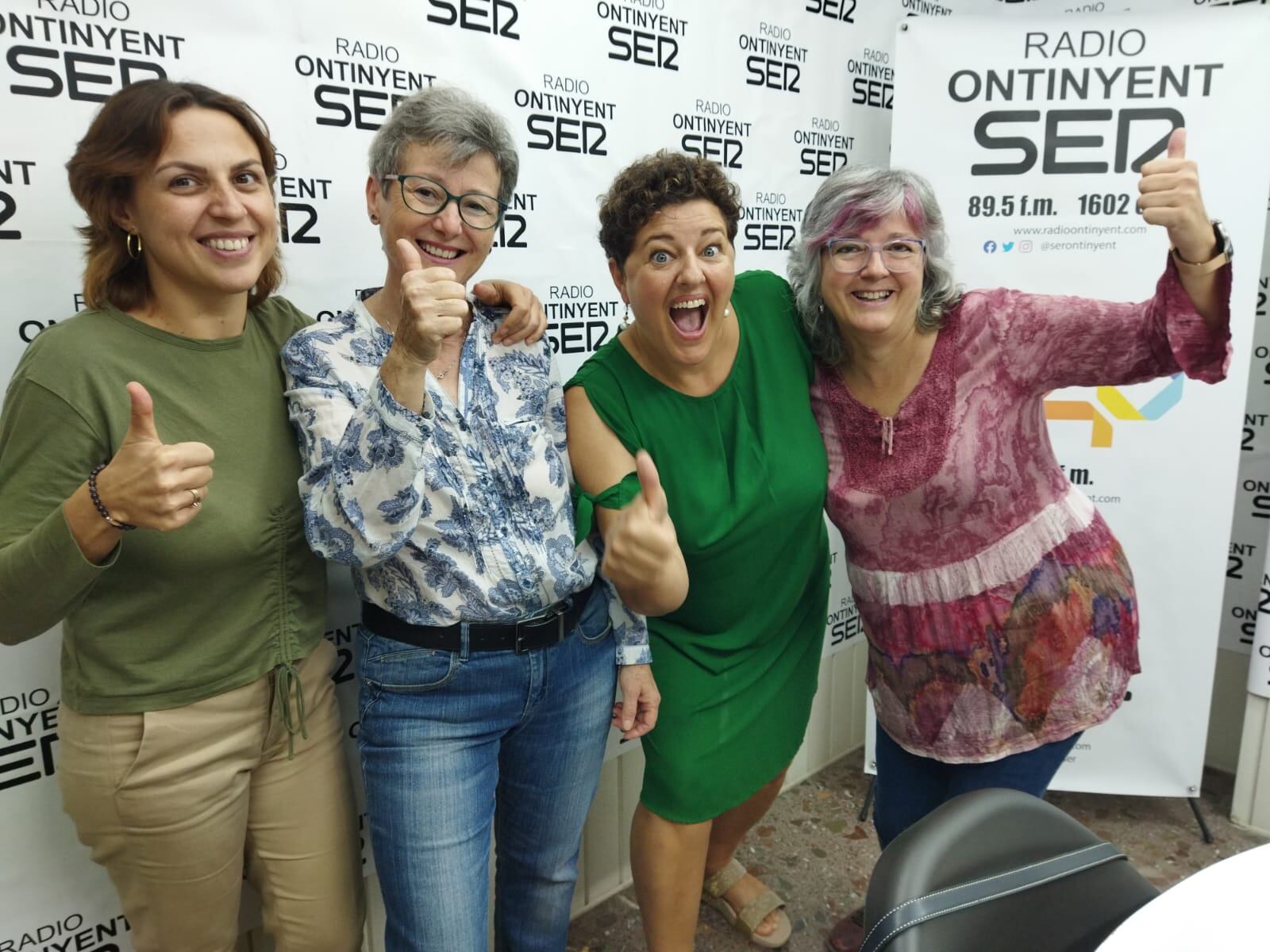 Marta Tortosa, Tere Capdevila, Carola Maldonado i Anna Rios