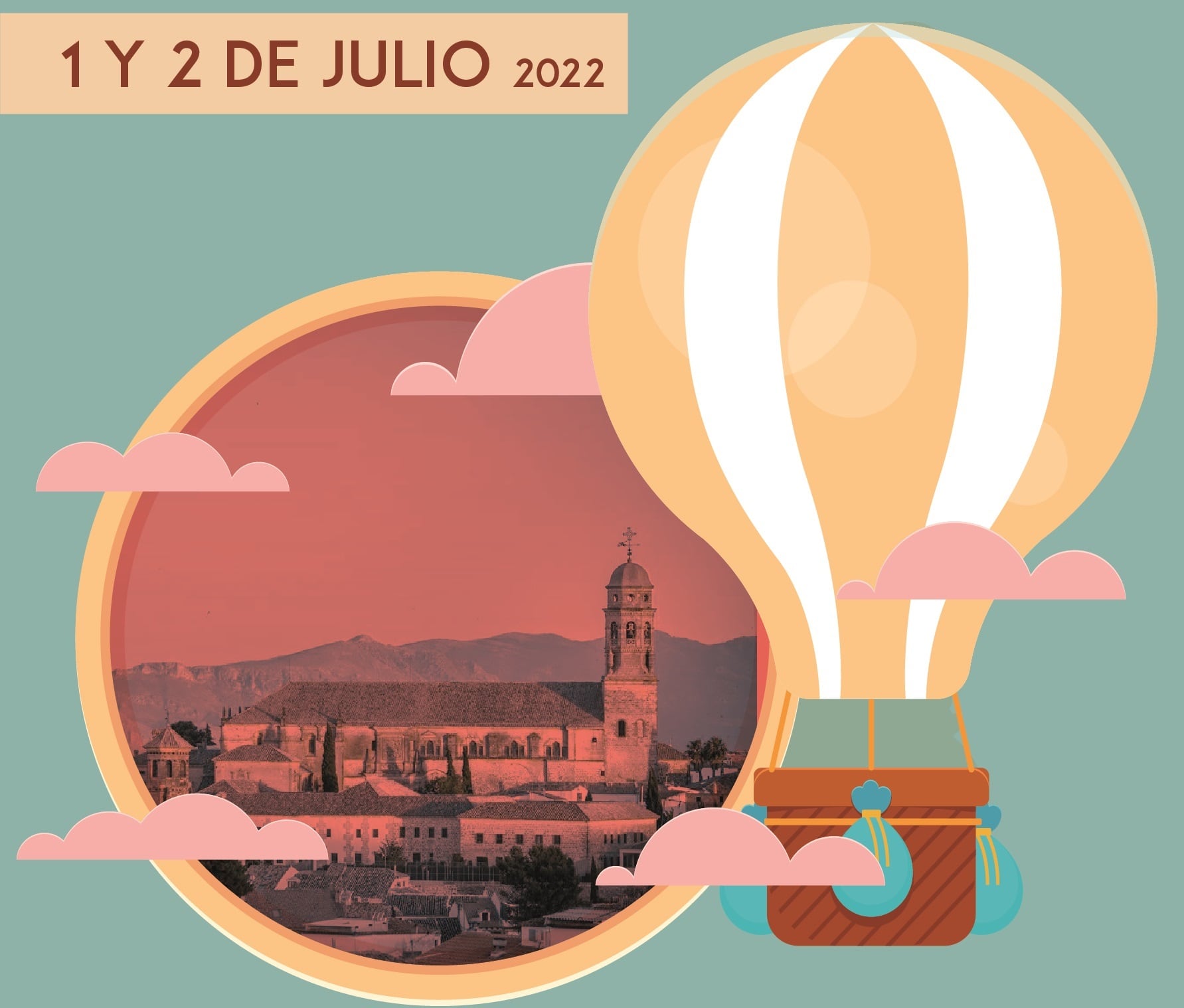 Cartel de Baeza para la conmemoración del aniversario de su declaración como Patrimonio de la Humanidad