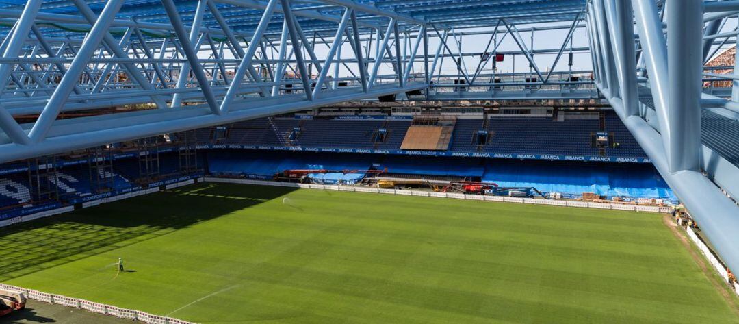 Estadio de Riazor, interior