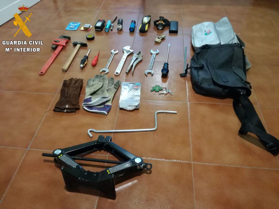 Herramientas usados en los robos