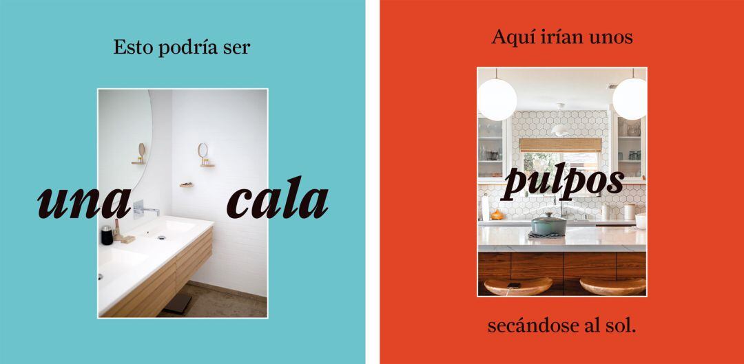 Parte de la campaña publicitaria.