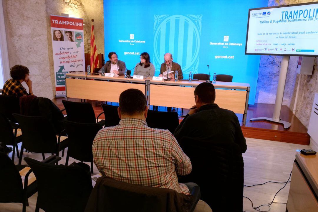 La presentació de l'estudi Trampoline