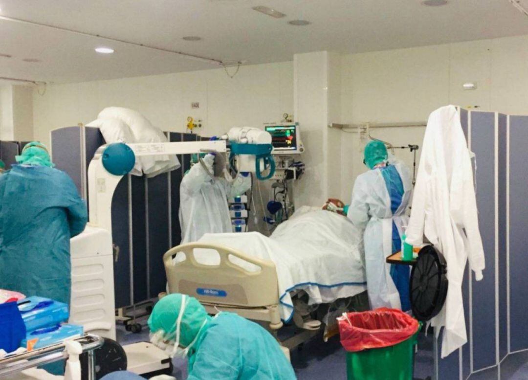 Interior de un centro hospitalario