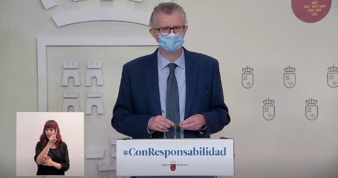 Juan José Pedreño tras la reunión del Consejo de Gobierno