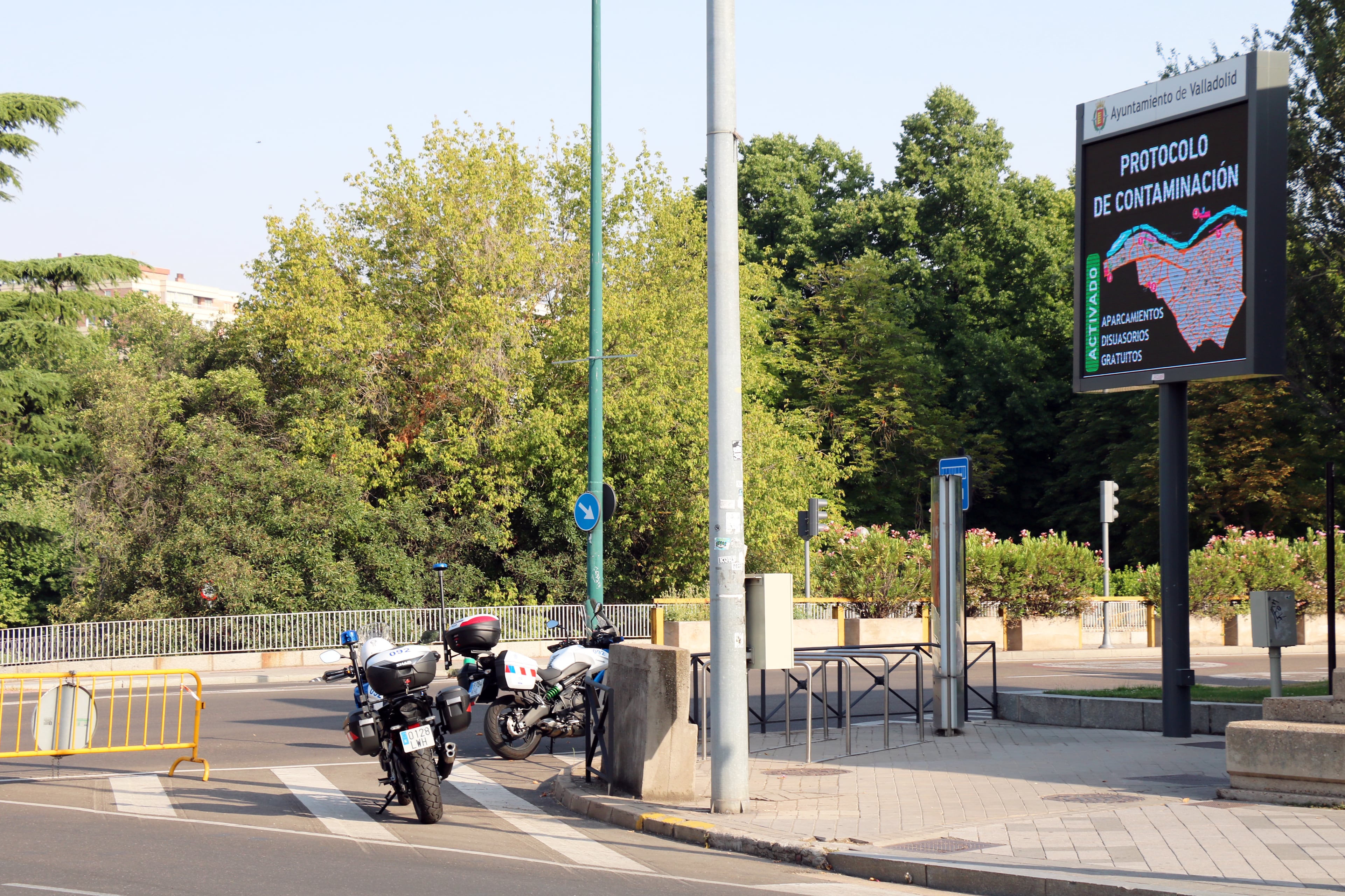 La contaminación por ozono lleva al Ayuntamiento de Valladolid a limitar la velocidad en varias vías de la ciudad