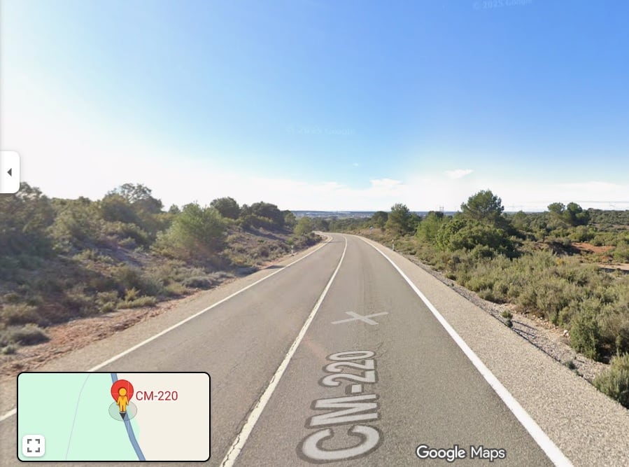 Carretera CM220 km 55 (Villanueva de la Jara)